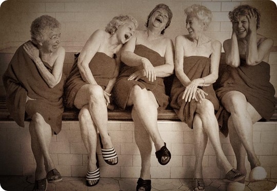 older-women-in-sauna-laughing