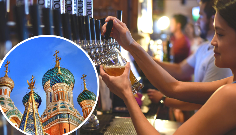 rusko pivo za nealkoholický nápoj