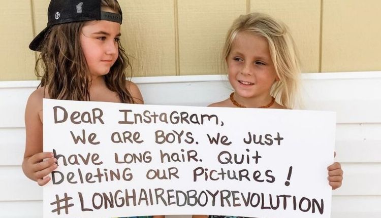 Instagram nezmyselne cenzúruje fotky chlapcov s dlhými vlasmi