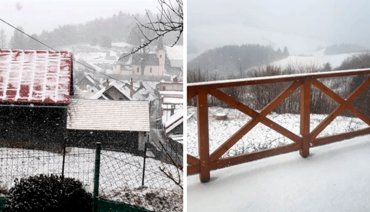 sneženie na slovensku
