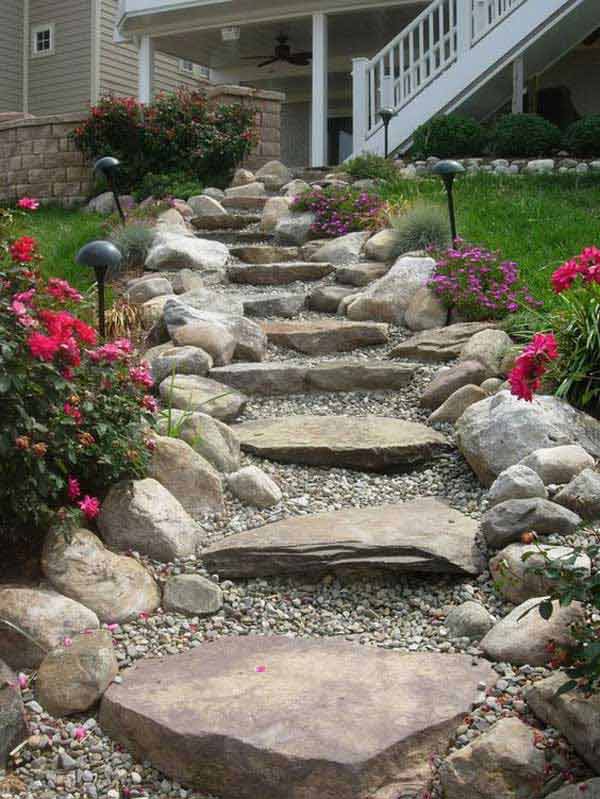 DIY Outdoor Steps and Stairs Ideas