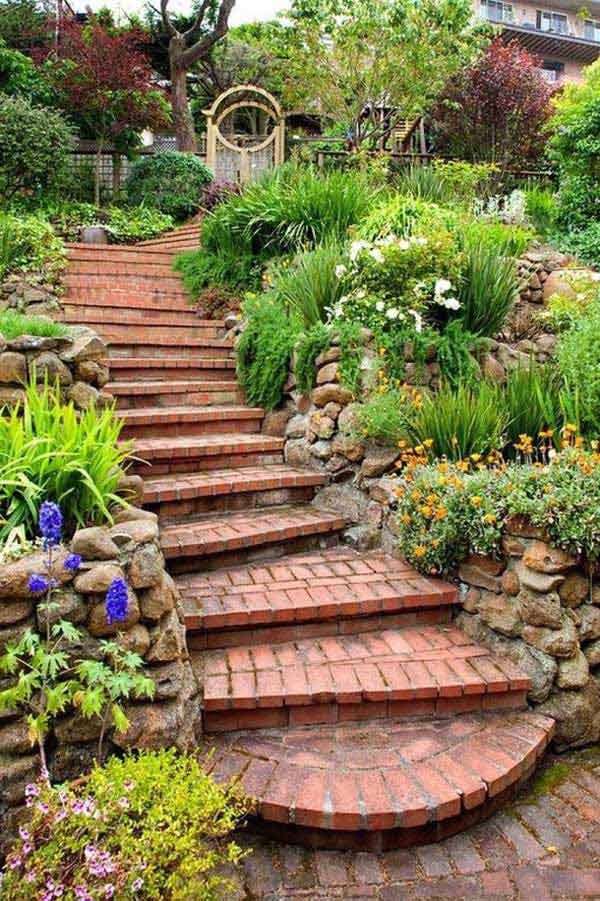 DIY Outdoor Steps and Stairs Ideas