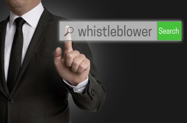 whistleblower korupcia x