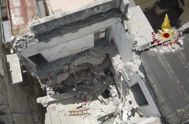 italy building collapse x